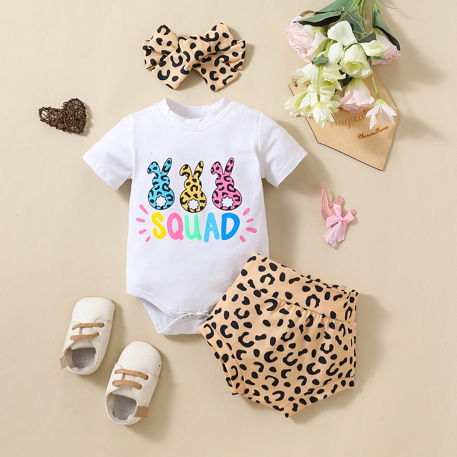 Baby Girls 3pcs Easter Day Outfits/Clothes Sets childrensterritory