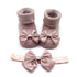 Baby Girls Bow-knot Headband + Princess Socks Set childrensterritory