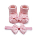 Baby Girls Bow-knot Headband + Princess Socks Set childrensterritory
