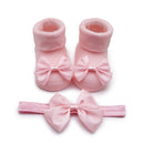 Baby Girls Bow-knot Headband + Princess Socks Set childrensterritory