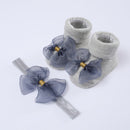 Baby Girls Bow-knot Headband + Princess Socks Set childrensterritory