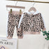 Baby Girls Leopard Print Tracksuit Sets childrensterritory