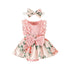 Baby Girls Patchwork Floral Jumpsuit & Headband childrensterritory