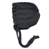Baby Girls Solid Print Winter Hats With Ruffle Design childrensterritory