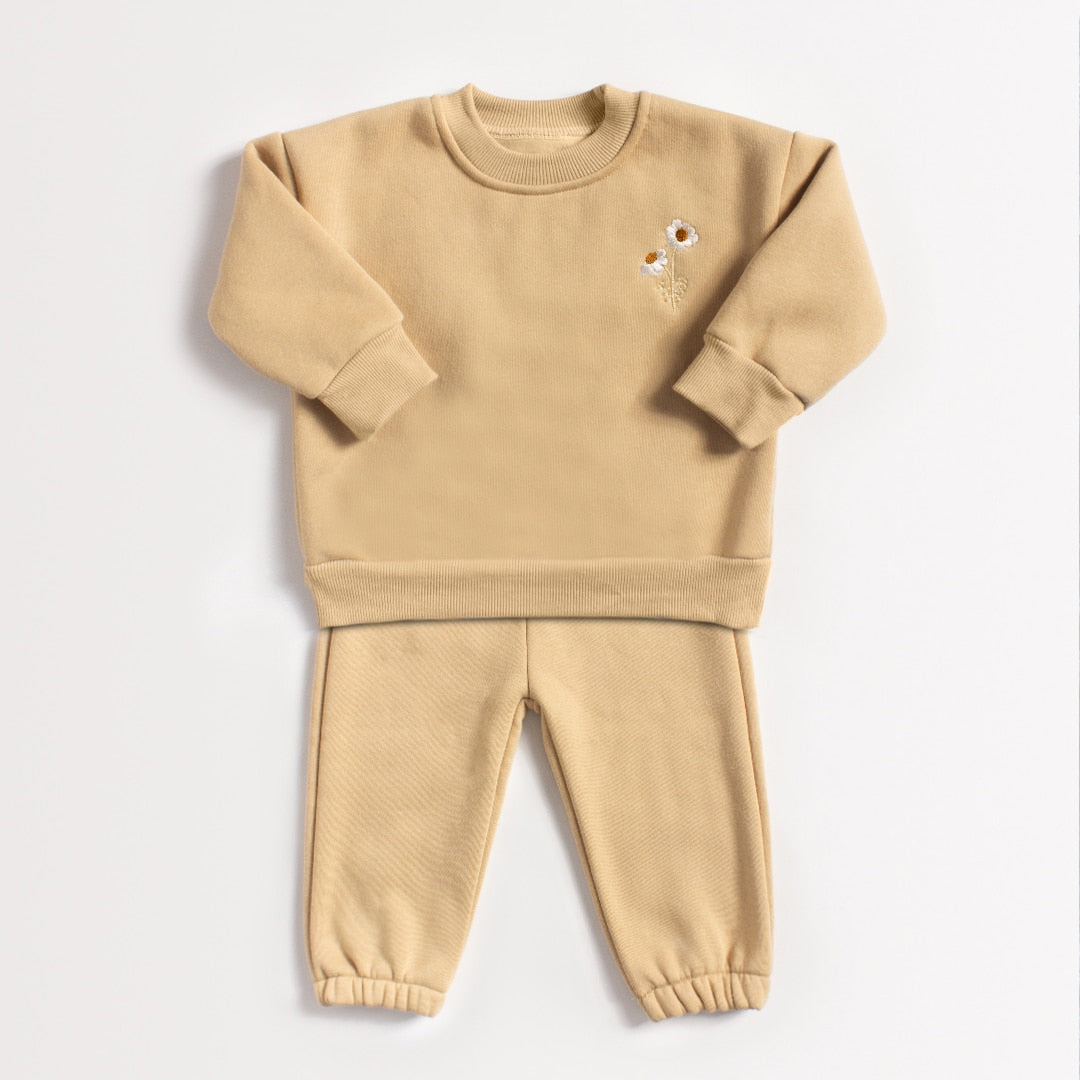 Baby Girls/Boys Fleece Sweatshirt+Jogger Pants Set childrensterritory