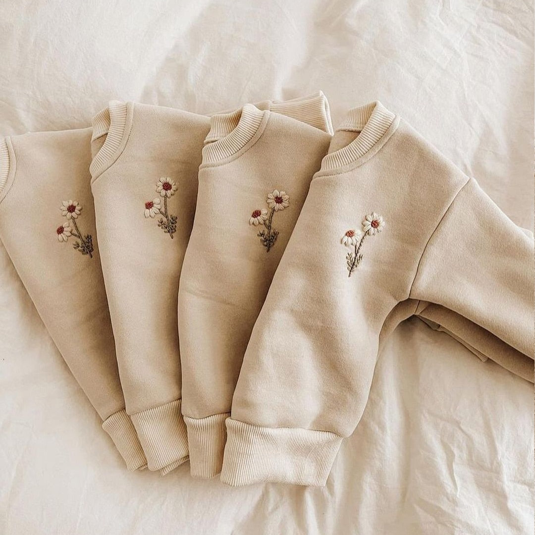 Baby Girls/Boys Fleece Sweatshirt+Jogger Pants Set childrensterritory