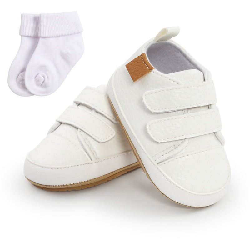 Baby PU Flat Soft Sports Shoes/Sneakers childrensterritory