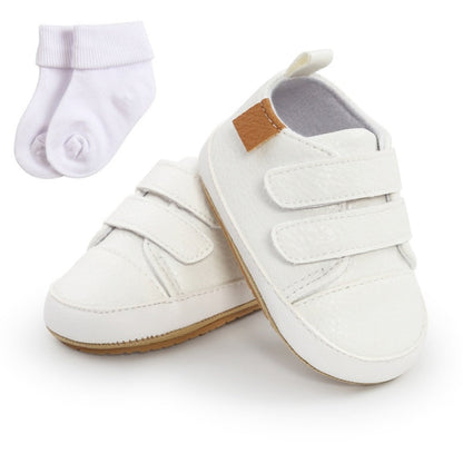 Baby PU Flat Soft Sports Shoes/Sneakers childrensterritory