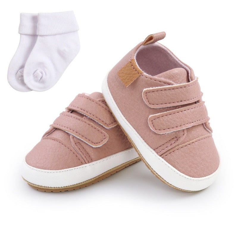 Baby PU Flat Soft Sports Shoes/Sneakers childrensterritory