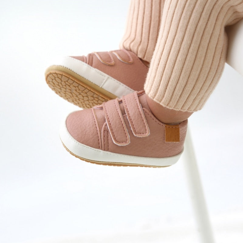 Baby PU Flat Soft Sports Shoes/Sneakers childrensterritory