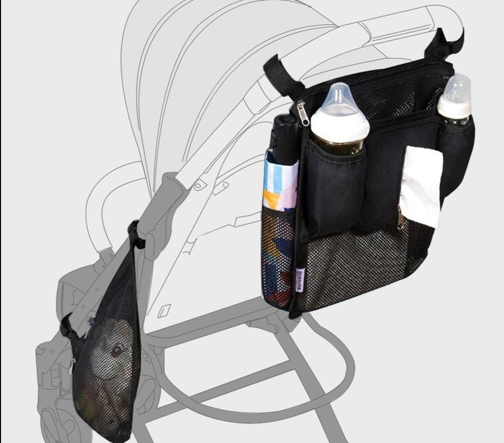 Baby Stroller Organizer Bag with Trolley Bag childrensterritory