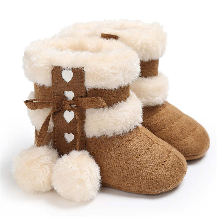 Baby Warm Soft Rubber Sole Snow Boots childrensterritory