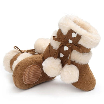 Baby Warm Soft Rubber Sole Snow Boots childrensterritory
