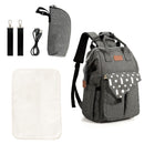 Baby Waterproof Diaper/Nappy Backpack w/USB Charging Port childrensterritory