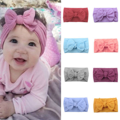 Baby/Kid Girl Solid Bow-knot Headbands childrensterritory
