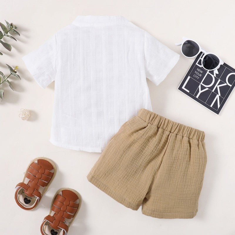 Baby/Kids Boys 2Pcs T-Shirt &amp; Short Pant Set childrensterritory