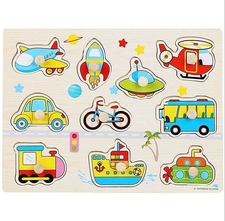 Baby/Kids Educational Wood Puzzles/Montessori Toys childrensterritory
