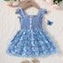Baby/Kids Girls Butterfly Design Princess Party Dresses childrensterritory