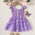 Baby/Kids Girls Butterfly Design Princess Party Dresses childrensterritory