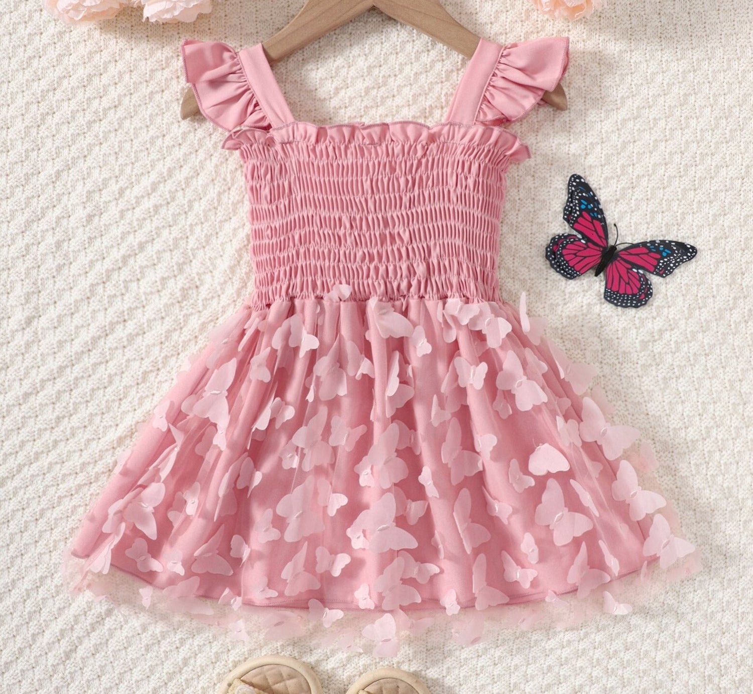 Baby/Kids Girls Butterfly Design Princess Party Dresses childrensterritory