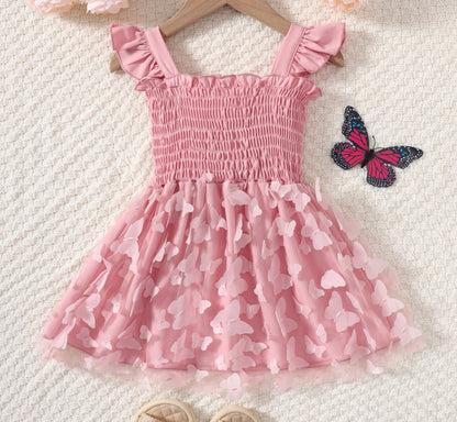Baby/Kids Girls Butterfly Design Princess Party Dresses childrensterritory