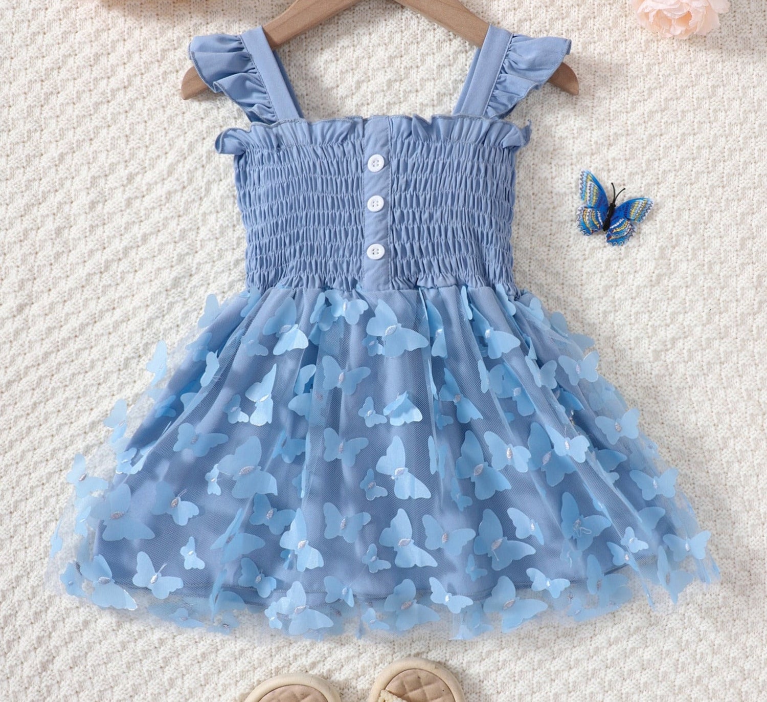 Baby/Kids Girls Butterfly Design Princess Party Dresses childrensterritory