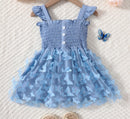 Baby/Kids Girls Butterfly Design Princess Party Dresses childrensterritory