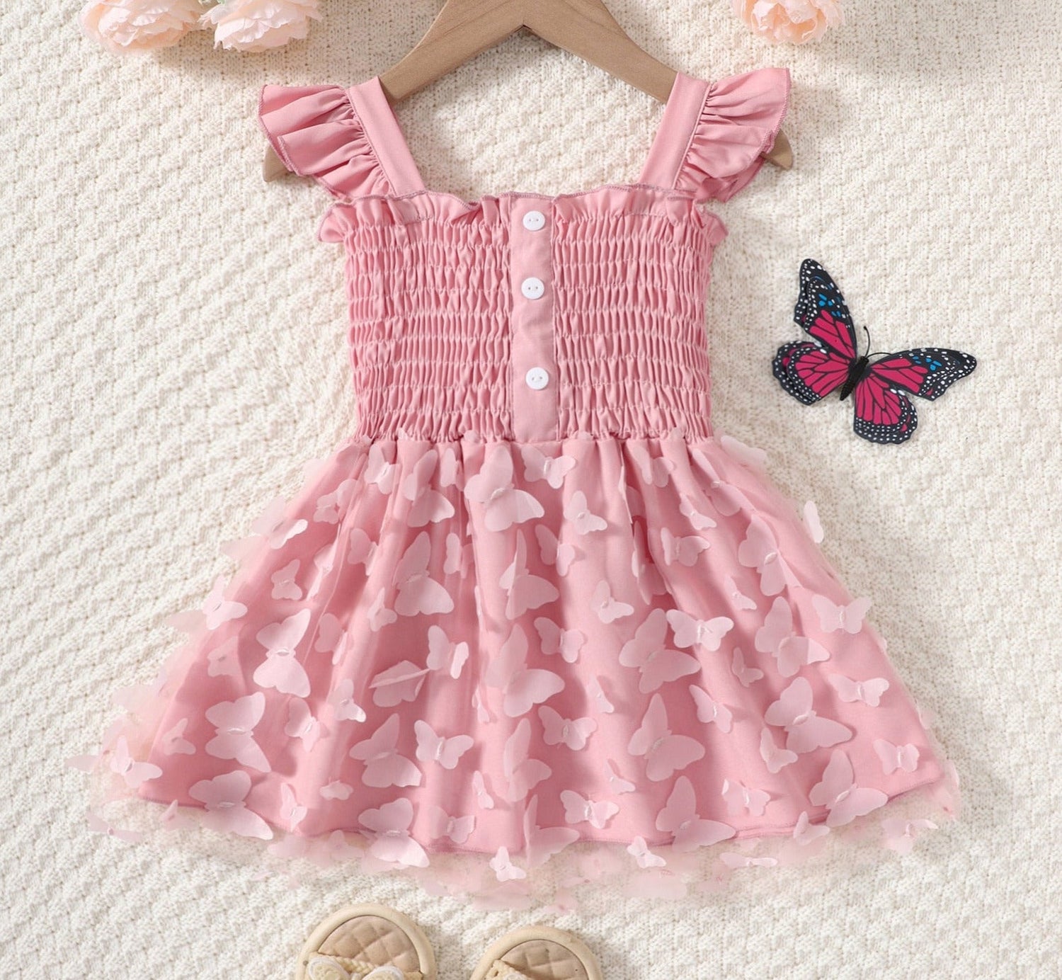 Baby/Kids Girls Butterfly Design Princess Party Dresses childrensterritory