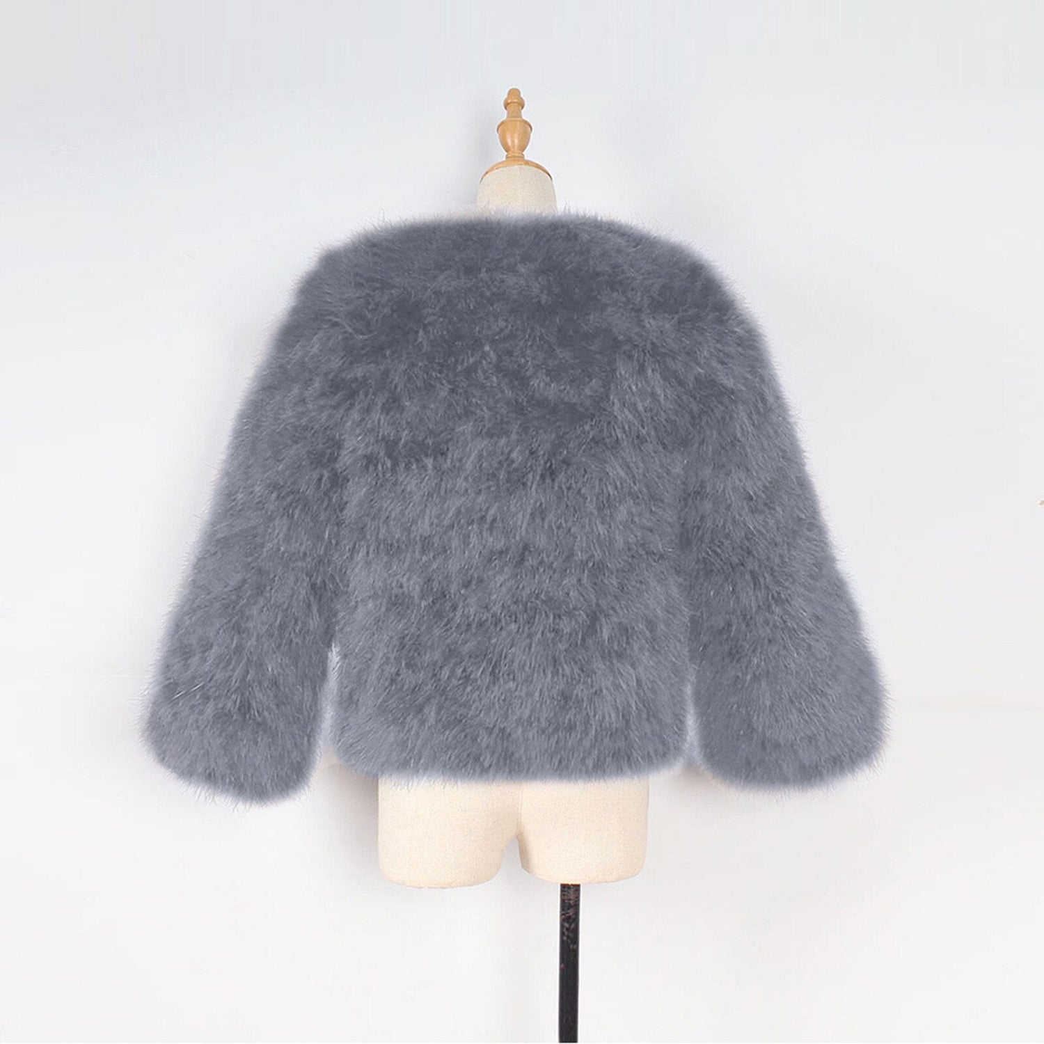Baby/Kids Girls Fleece Fur Long Sleeve Warm Coat childrensterritory