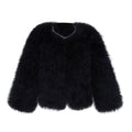 Baby/Kids Girls Fleece Fur Long Sleeve Warm Coat childrensterritory