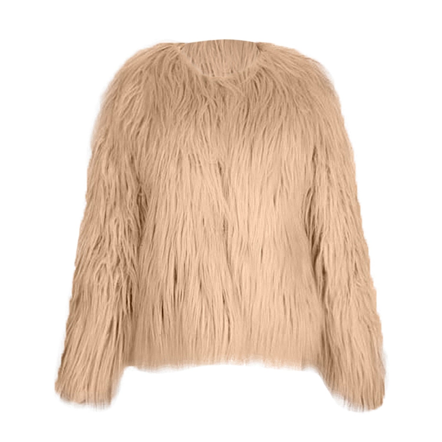 Baby/Kids Girls Fleece Fur Long Sleeve Warm Coat childrensterritory