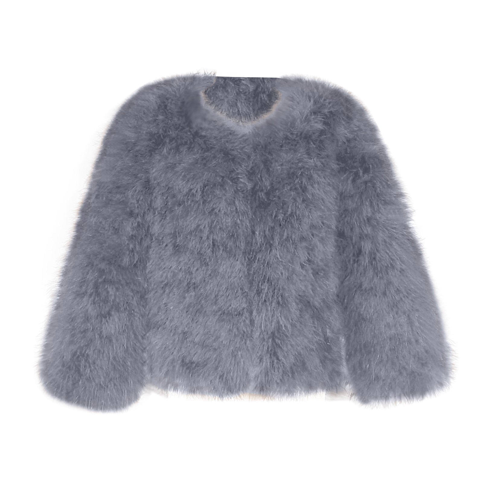Baby/Kids Girls Fleece Fur Long Sleeve Warm Coat childrensterritory