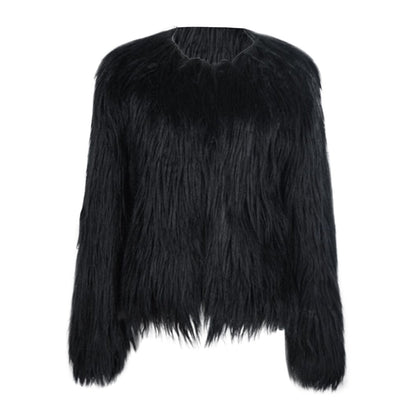 Baby/Kids Girls Fleece Fur Long Sleeve Warm Coat childrensterritory