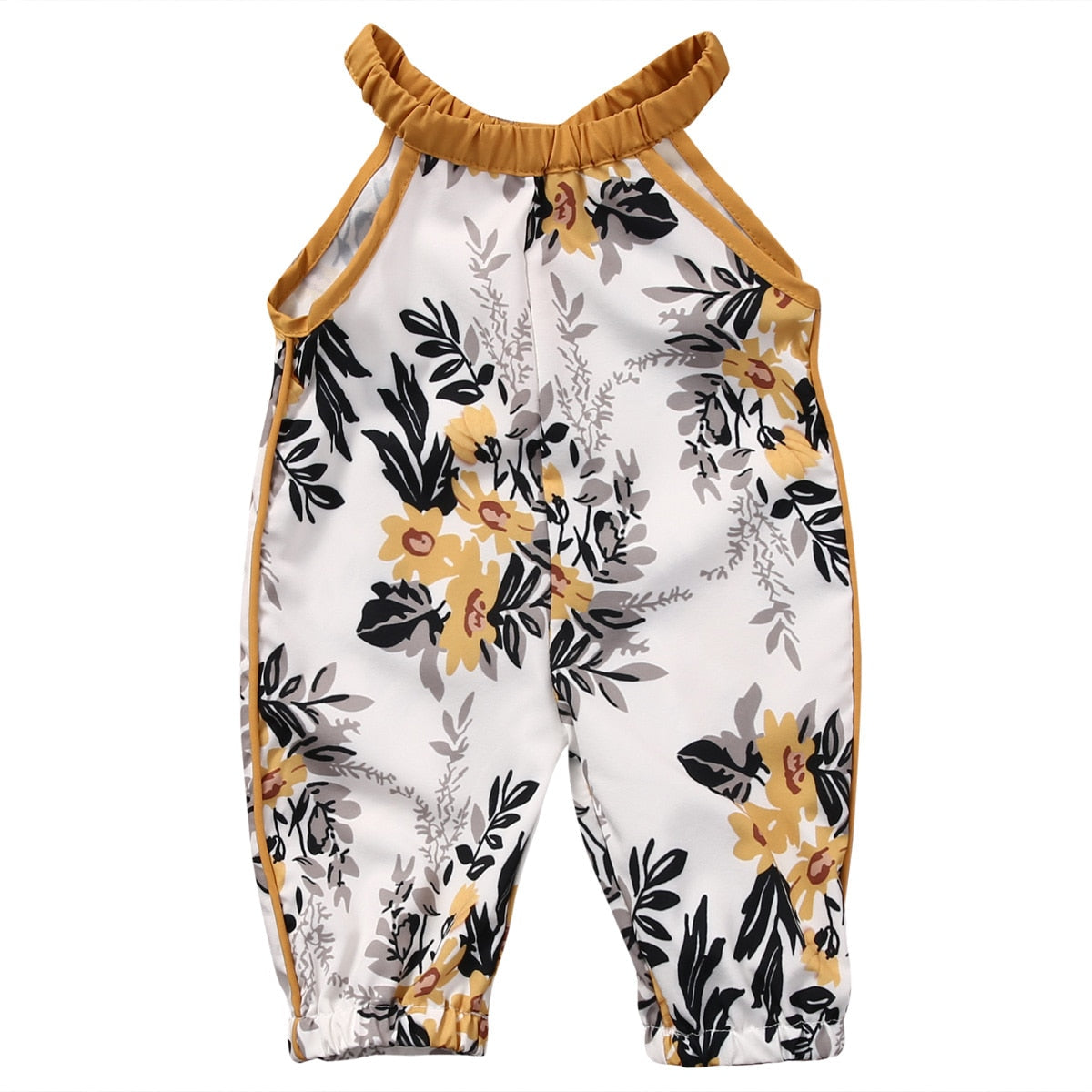 Baby/Kids Girls Floral Sleeveless Romper childrensterritory