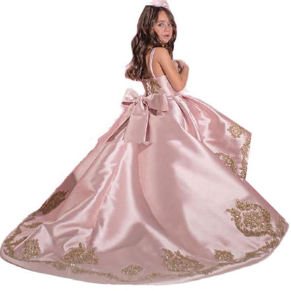 Baby/Kids Girls Luxury Laced First Communion Dresses childrensterritory
