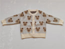 Baby/Kids Unisex Cartoon Bear Knitwear/Cardigan childrensterritory