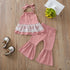 Baby/Toddler Girls Retro Style 2Pcs Backless Suit childrensterritory