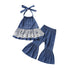 Baby/Toddler Girls Retro Style 2Pcs Backless Suit childrensterritory