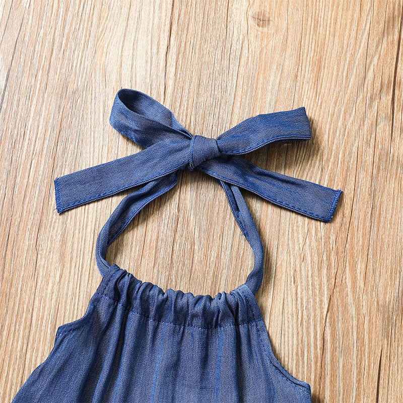 Baby/Toddler Girls Retro Style 2Pcs Backless Suit childrensterritory