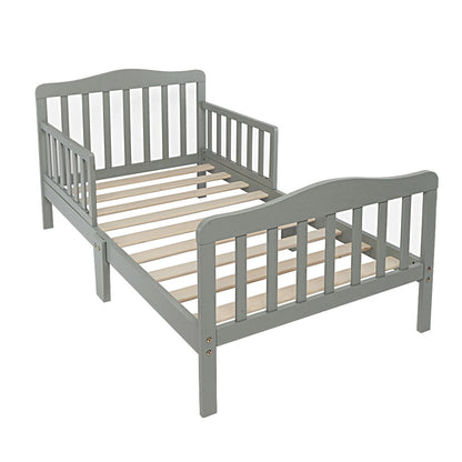 Baby/Toddler Wooden Bed with Safety Guardrails childrensterritory