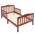 Baby/Toddler Wooden Bed with Safety Guardrails childrensterritory