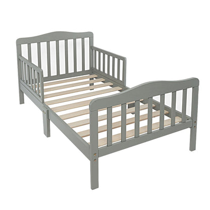 Baby/Toddler Wooden Bed with Safety Guardrails childrensterritory