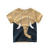 Cartoon Animal Print Kids Summer T-shirt/Tees for Girls/Boys childrensterritory