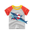 Cartoon Animal Print Kids Summer T-shirt/Tees for Girls/Boys childrensterritory
