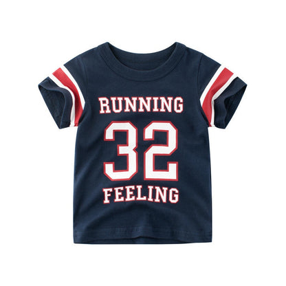 Cartoon Animal Print Kids Summer T-shirt/Tees for Girls/Boys childrensterritory