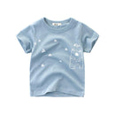 Cartoon Animal Print Kids Summer T-shirt/Tees for Girls/Boys childrensterritory
