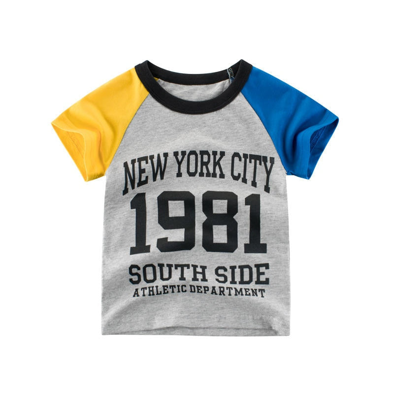 Cartoon Animal Print Kids Summer T-shirt/Tees for Girls/Boys childrensterritory
