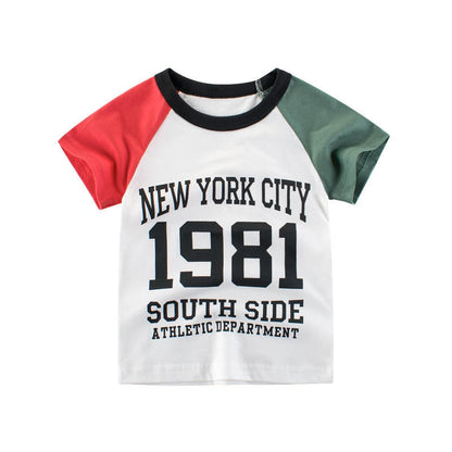 Cartoon Animal Print Kids Summer T-shirt/Tees for Girls/Boys childrensterritory