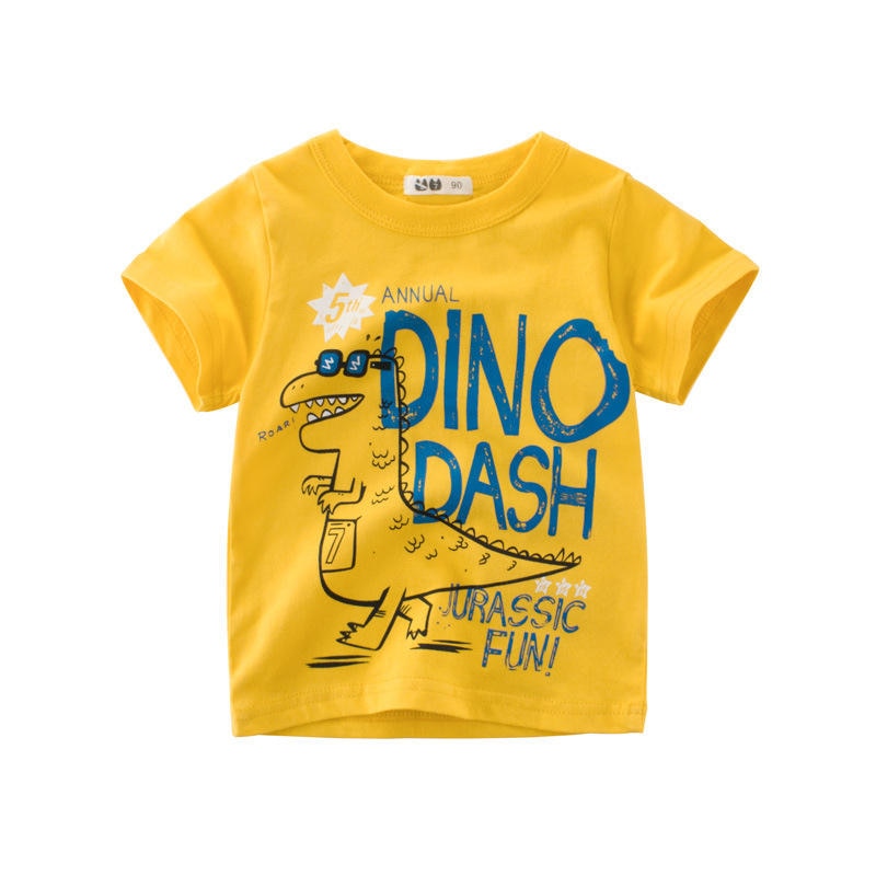 Cartoon Animal Print Kids Summer T-shirt/Tees for Girls/Boys childrensterritory