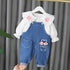 Cotton Top+ Denim Pants 2Pcs/sets For Toddler Girls childrensterritory